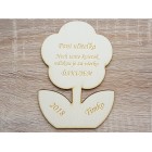 Magnetka květ poděkování paní učitelce 14cm /kus