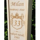 Dřevěná krabička na víno