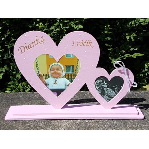 Fotoraj s jménem a údaji