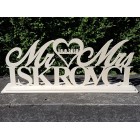 Svatební stojan Mr a Mrs