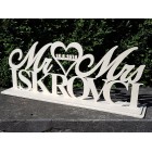 Svatební stojan Mr a Mrs