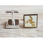 Manžetové knoflíčky na svatbu čtvercové s obrázkem na míru