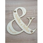 End s názvy a datem svatby