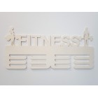 Věšák na medaile s názvem fitness 45cm