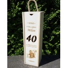 Dřevěný obal hasiče