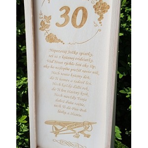 Dřevěný obal na 1 lahev 2