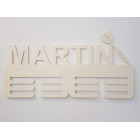 Věšák na medaile s názvem šipky 45cm