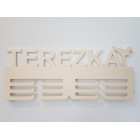 Věšák na medaile s názvem taekwondo 45cm