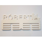 Věšák na medaile s názvem sledge hokej 45cm