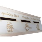 Dřevěná svatební pokladnička na míru