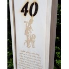 Dřevěná vinná krabice lovec