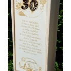 Gravirovaná krabička na víno auto brouk