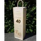 Dřevěný obal na pivo