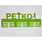 Dřevěný držák malovaný 55cm