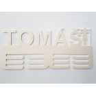 Dřevěný věšák na medaile s názvem Street workout 45cm