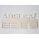 Věšák na medaile s názvem krasobruslení 45cm