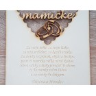 Dřevěné svatební poděkování mamince