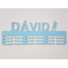 Dřevěný držák malovaný 55cm