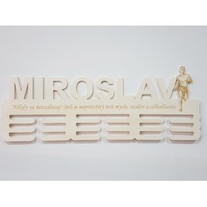 55 cm věšák na medaile 2