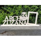 Dárek na promoce Arch. stojan s jménem na míru