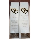 Poděkování pro rodiče vínový dřevěný obal