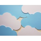 Obrázky oblaků malovaných 6ks