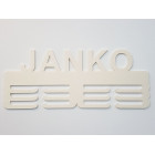 Držák na medaile s názvem a bez sportu 45 cm