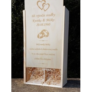 Dřevěný svatební obal 2