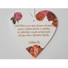 Tabulka na dveře ozdobená 17cm Sestra je pro mě darem