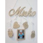 5 visících doplňků s názvem barva béžová