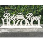 Svatební stojan s křestními jmény a obrázek na míru