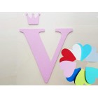 Písmeno na zeď s korunkou výška 30cm