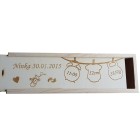 Úložný box pro miminko s údaji - pamětní krabička - Ninka