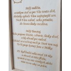 Úložná dřevěná krabička pro miminko s údaji-paměťová krabička - Timotej