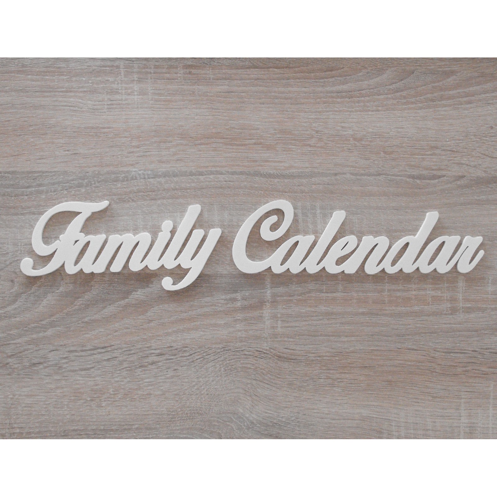 Nápis na rodinný kalendár-Family Calendár 40x7cm