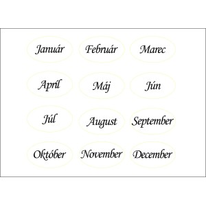Hlavní deska pro rodinný kalendář typ B | LYMFY.cz | Desky pro rodinné kalendáře