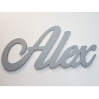 Dřevěné jméno na zeď šířka 80cm - Alex