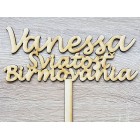 Kolík na dort svátost biřmování s názvem 15cm