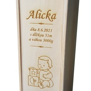 Pamětní krabičky a tabulky s údaji 2