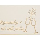 Dárek k 50. narozeninám pro ženu 30x22cm