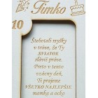 Dar k narozeninám krabička mobil 10x18,7cm