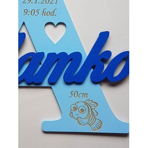 Jména na zeď 30-80cm 2