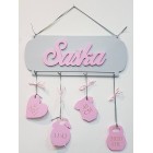 Ideální dárek jméno na tabulce s údaji o narození Adamko