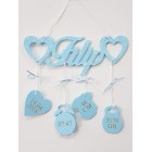 Dárek pro chlapečka jméno se srdíčky a údaji Arturko