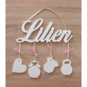 Jméno s údaji o narození – jméno na zeď 2