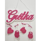 Dárek od kmotrů - Jméno s pozadím a údaji - Hugo