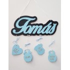 Dárek od kmotrů - Jméno s pozadím a údaji - Hugo