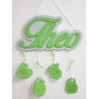 Dárek od kmotrů - Jméno s pozadím a údaji - Hugo