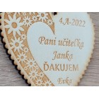 Dárek pro paní učitelku magnetka 9cm