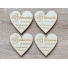 Dřevěná magnetka konfirmace 6,5cm cena za kus